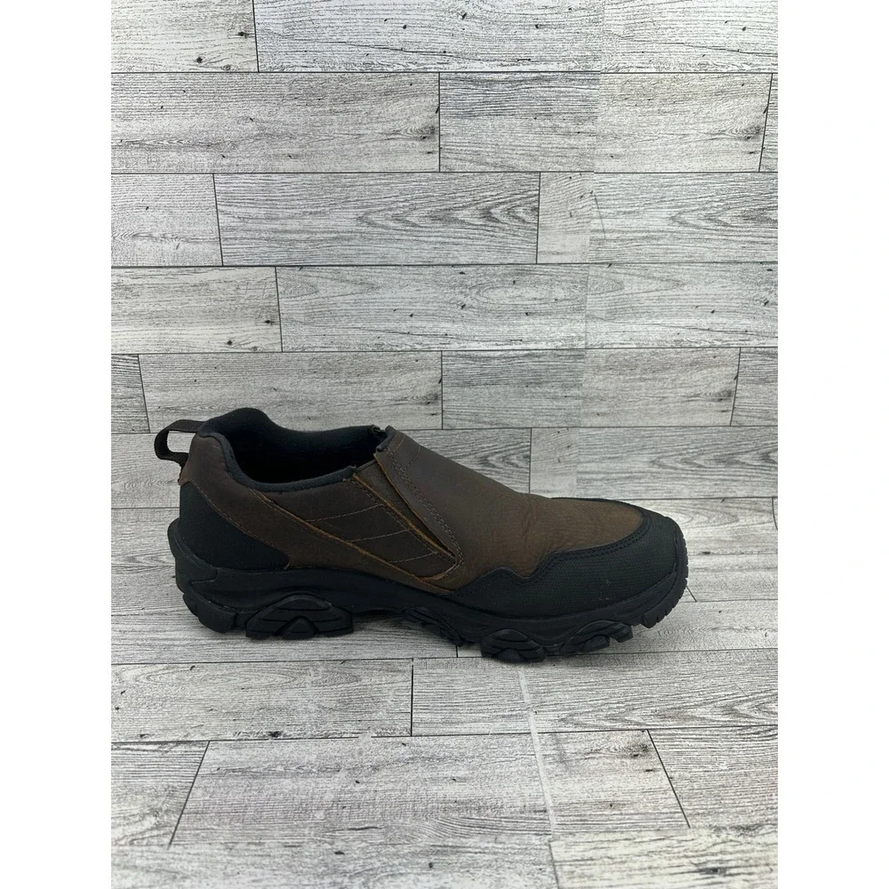 Merrell Coldpack Ice+ Moc Waterproof Mens Brown Leather Winter Shoes J037209 9‎